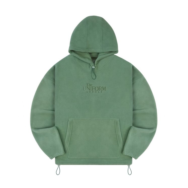 Худи UNIFORM Fleece Locals, зеленый