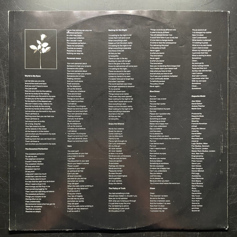 Depeche Mode ‎– Violator (Швеция 1990г.)