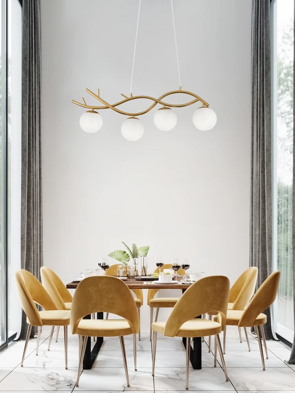 Подвесной светильник Freya ROSELLA FR8014PL-04BS