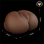 Двойной мастурбатор Streetgirl's в виде попы и вагины темный № 11