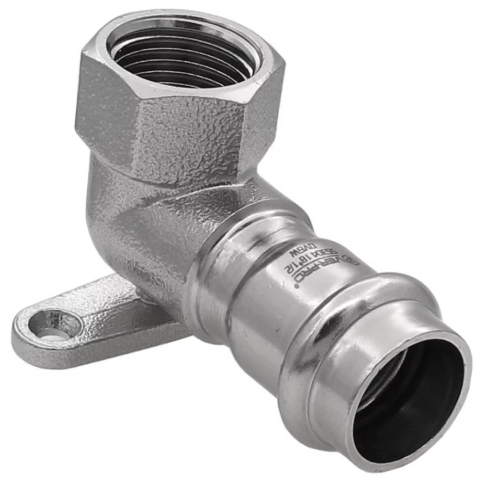 Уголок VIEIR с переходом на внутреннюю резьбу и креплением 18×1/2" VER-PRO (30/5)