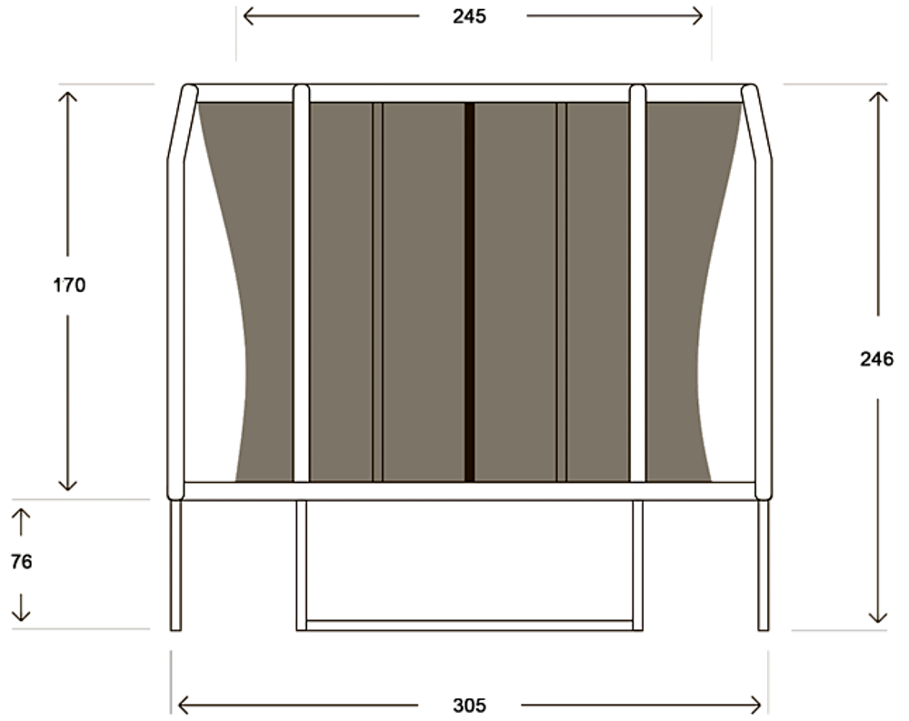 Батут Sky Double (3,05 м)