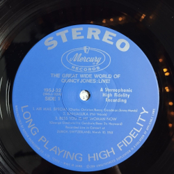 Винтажная виниловая пластинка LP The Great Wide World Of Quincy Jones Live (Japan 1984) (Obi)