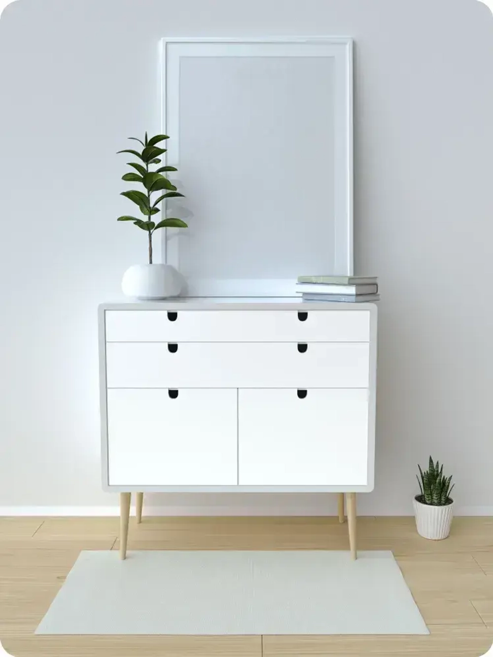 Аэрозольная краска в баллончике Elcon для мебели и декора, акриловая, быстросохнущая, 0.52 л, белоснежно белый