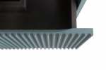 Тумба с раковиной BelBagno UNO-600-2C-SO-AO голубой матовый