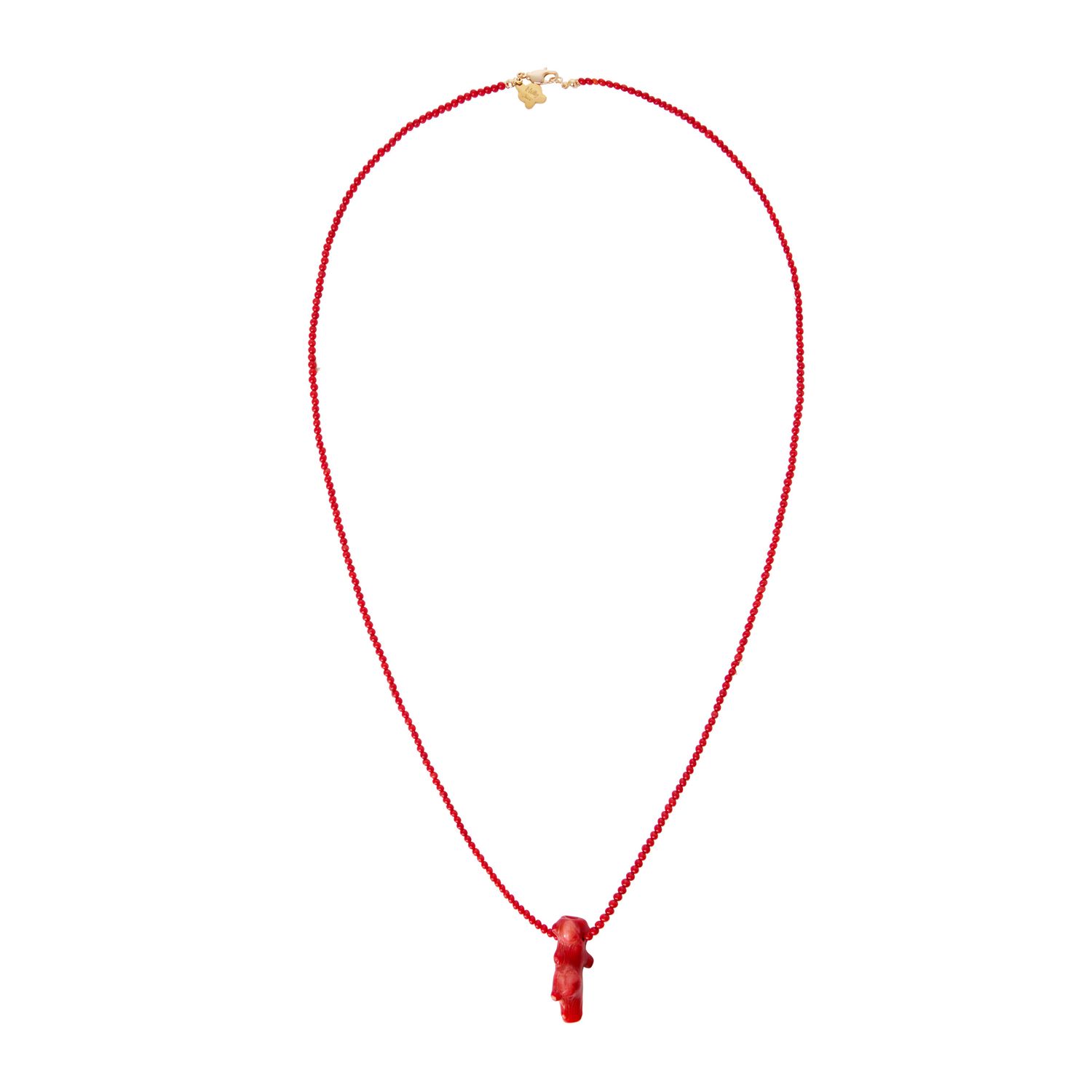 Колье Coral Pendant Necklace – Red
