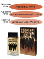 Одеколон для мужчин "SECRET SERVICE ORIGINAL" 100мл Россия