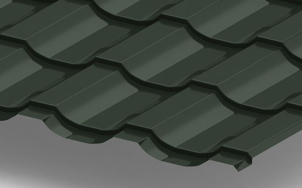 Металлочерепица Трамонтана с покрытием PURETAN®, 0,50 мм, цвет RR 11