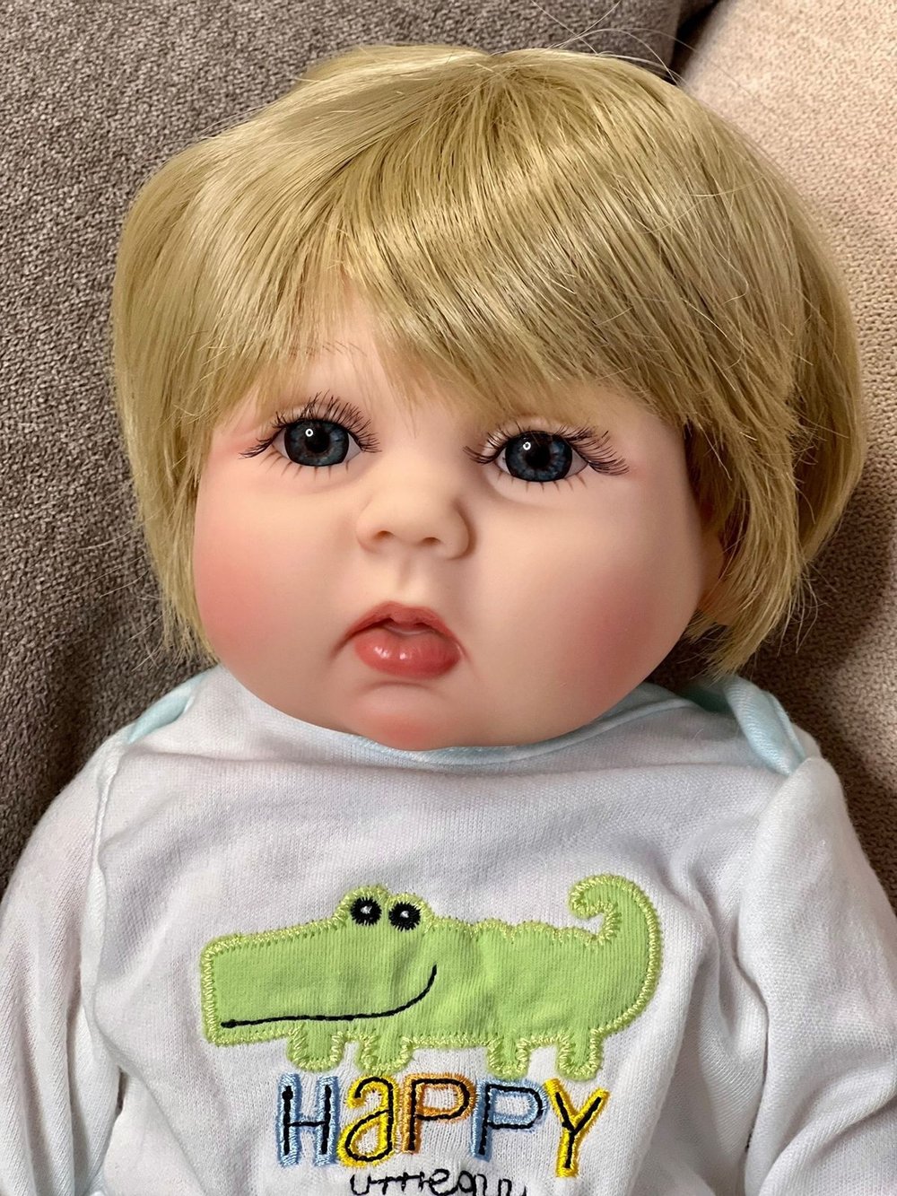 Кукла Реборн виниловая 47см в пакете (FA-043)