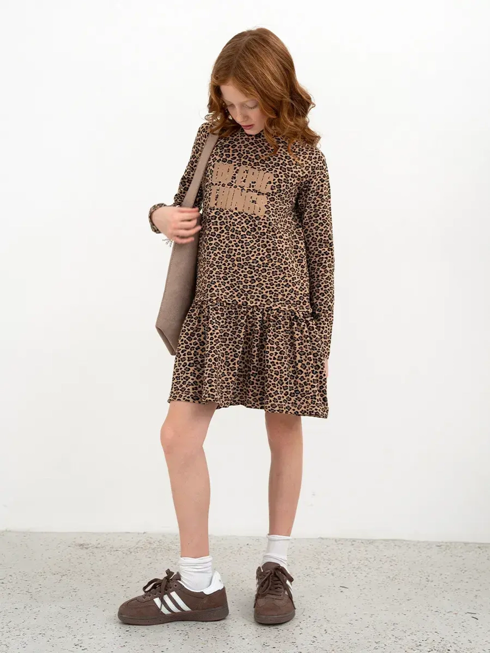 Платье для девочки с длинным рукавом