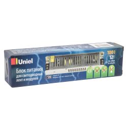 UET-VAS-100A20 12V IP20 Блок питания. 100Вт. Металлический корпус. TM Uniel