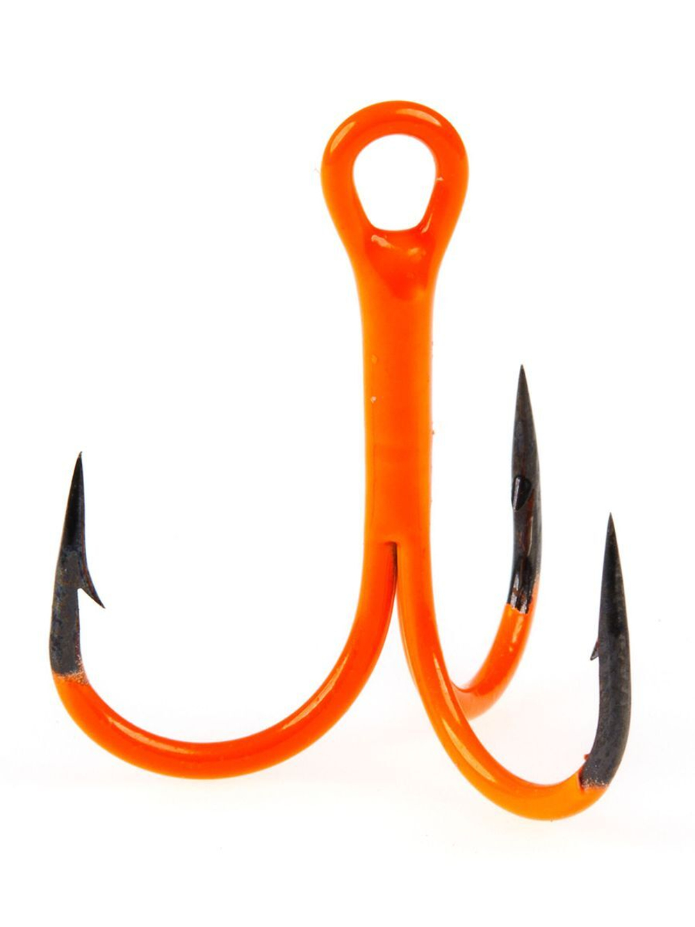 Крючки-тройники Lucky John Orange UV LJH201 размер K03 (упк.4шт.)