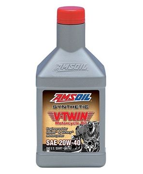 AMSOIL 20W-40 Synthetic V-Twin Motorcycle Oil