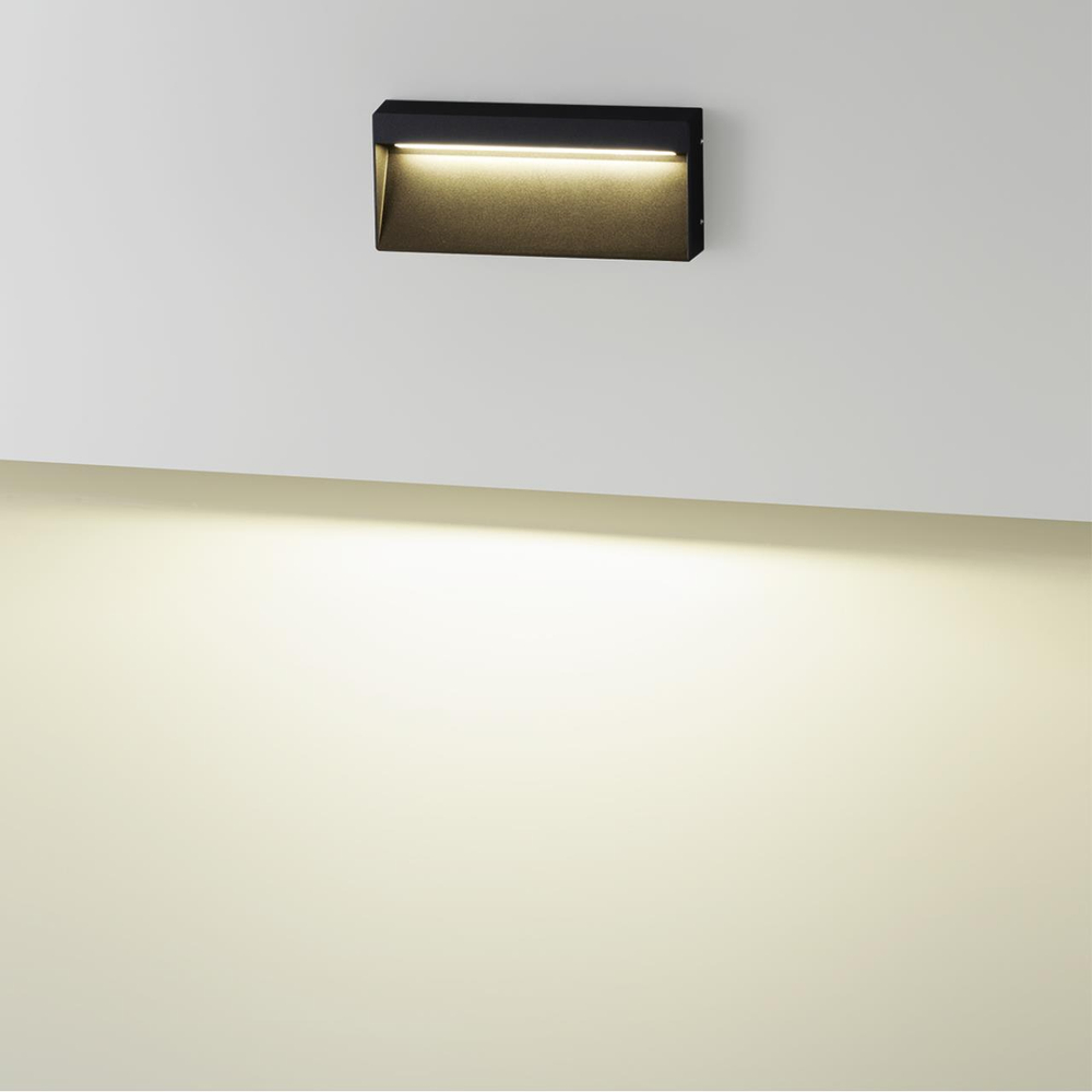6649/5WL3 NATURE ODL25 695 черный/металл/акрил Подсветка для лестниц IP54 LED 5W 3000K 180° AC85-265V VITTY
