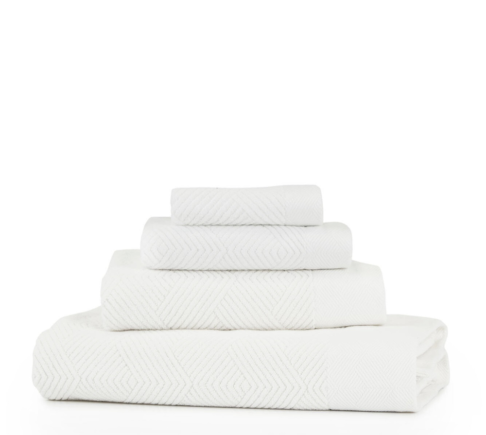 Полотенце Frette Diamonds White (30 x 30 см)
