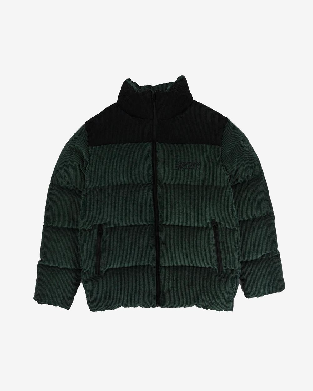 Пуховик Anteater Downjacket Velvet Combo Зеленая