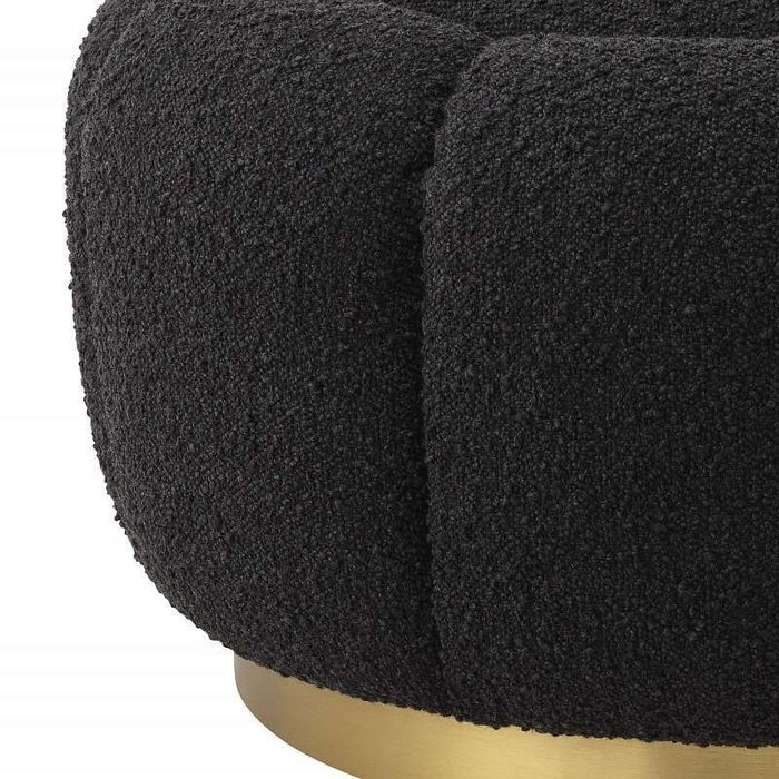 Оттоманка Eichholtz Ottoman Inger bouclé black 115778