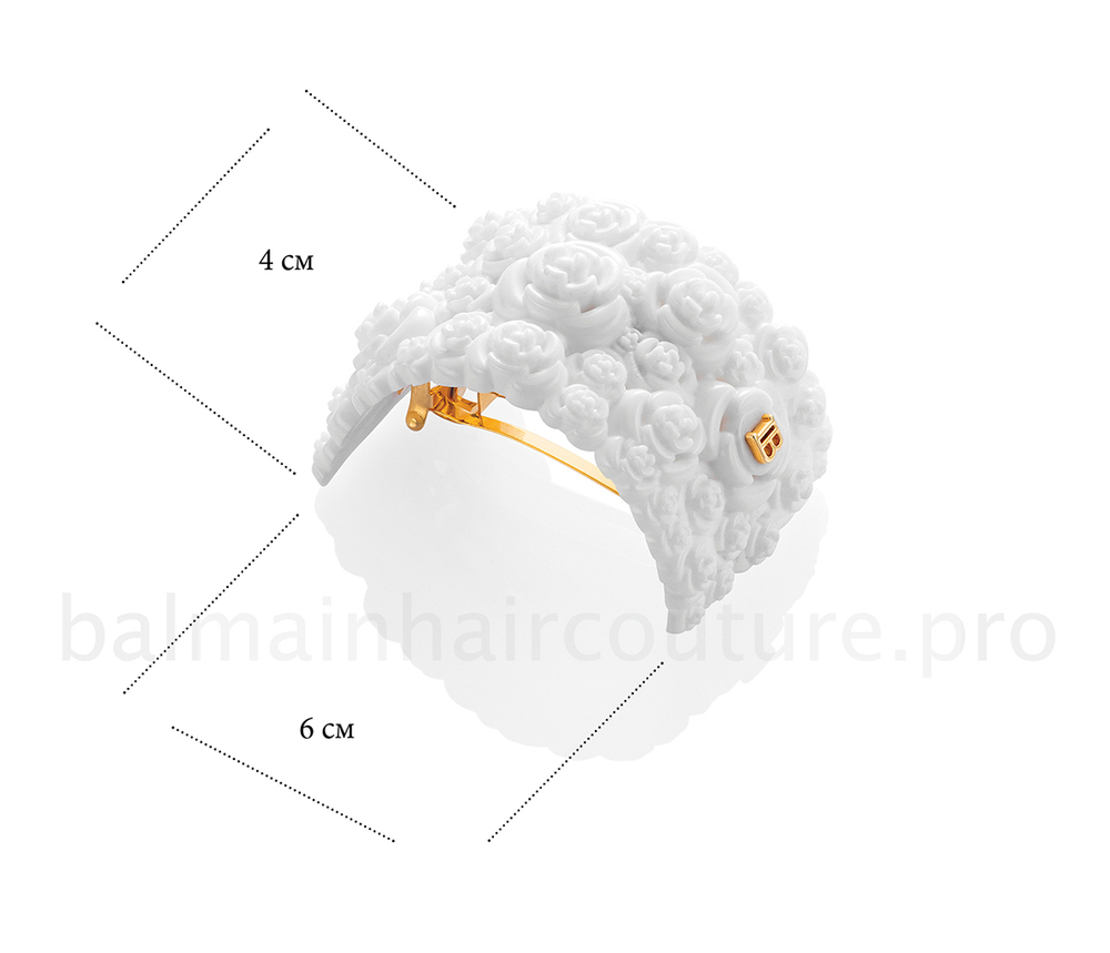 Balmain Hair Couture Заколка-клип Флора Limited Edition Printemps Floral Ponytail Clip