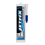 JETFIX Герметик силиконовый универсальный 280мл (Белый, RAL 9010)