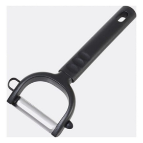 Овощечистка 5/17 см. с плавающим лезвием, черная нерж. с пластик. ручкой FM