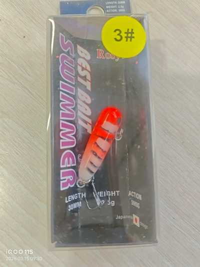 Маркер воблер длина 3см вес:2.5г