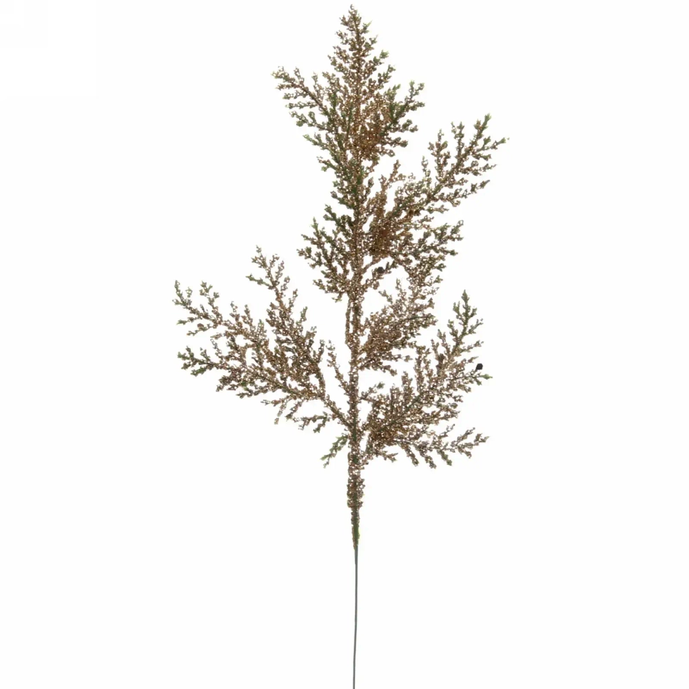 Ветка декоративная «Блеск» 25 см, Шампань