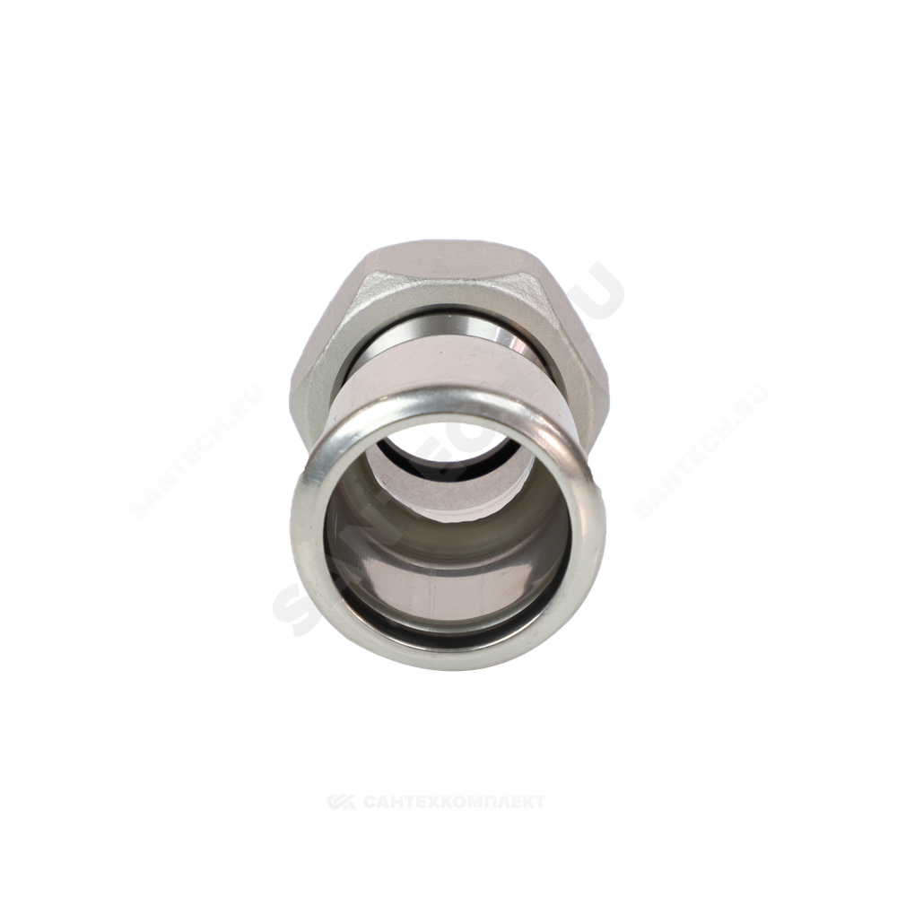 Муфта сталь нерж AISI 316L Дн 42х1 1/2" Ру16 пресс/нак/гайка Inoxpres RM 183042022
