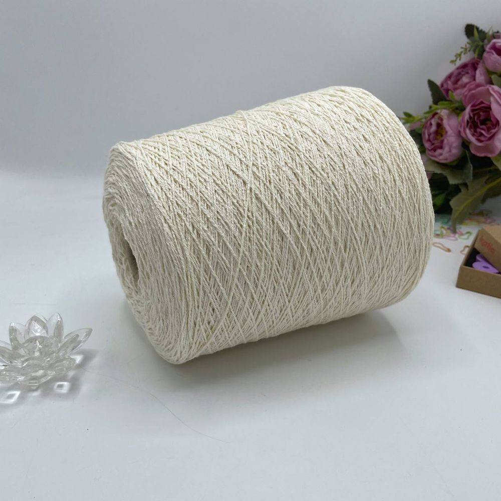 Пряжа для вязания на бобине 100% хлопок
