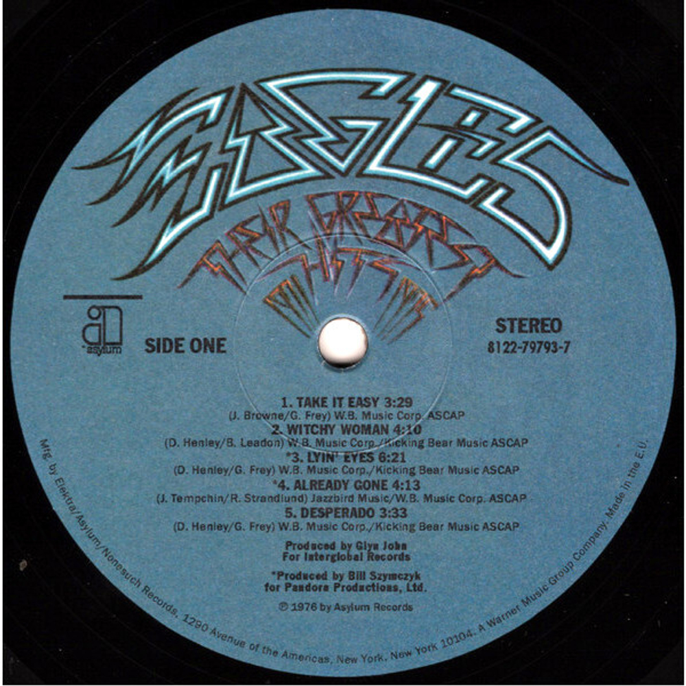 Eagles / Their Greatest Hits 1971-1975 (LP)