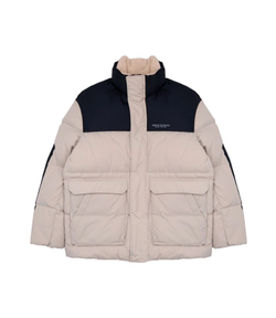 Пуховик Armani Exchange Down Feathers Beige / Black