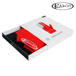 Перчатка для бильярда "Kamui QuickDry" красная/черная левая M