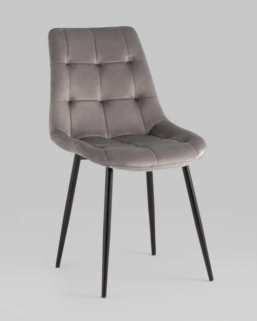 Стул Флекс New велюр светло-серый