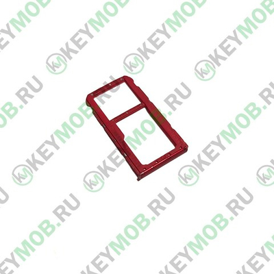Контейнер SIM для телефона Huawei Honor 7X (BND-L21), Красный