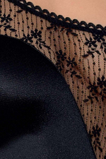 Очаровательное боди Petra с вырезом сбоку (Размер: L-XL) (Цвет: черный)