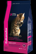 Eukanuba Adult Sterilised Weight Сontrol сбалансированный сухой корм для кошек 1,5 кг