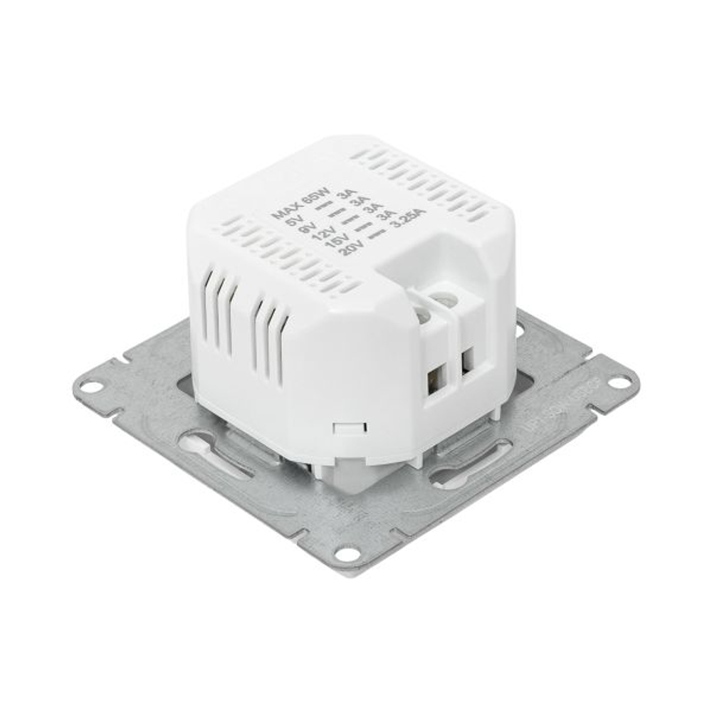 Механизм розетки USB-С, быстрая, белый Эпика EKF