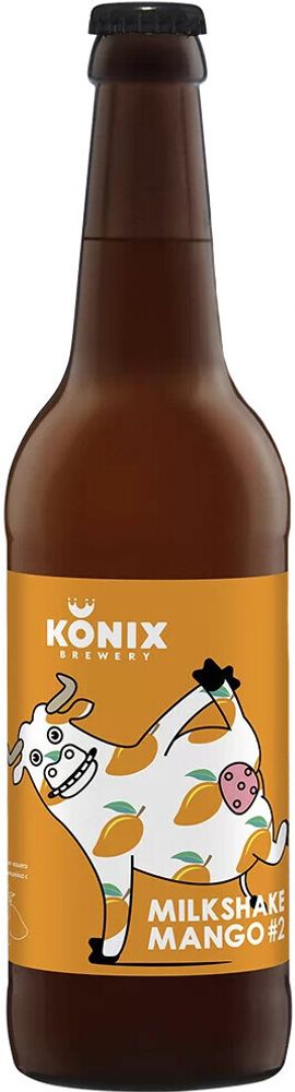 Пиво Коникс Милк Шейк Манго Вер. 2 / Konix Milk Shake Mango Ver. 2 0.5л - 6шт