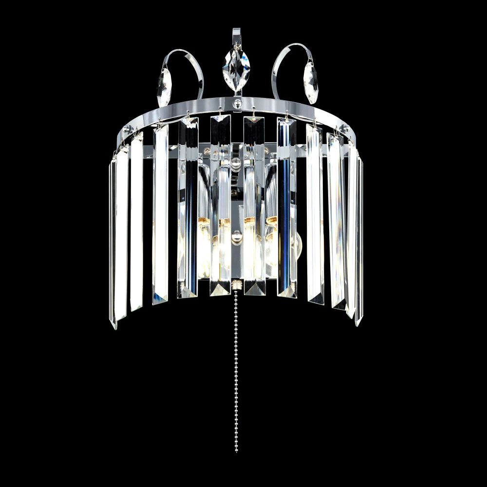 Citilux Инга CL335321 Бра хрустальное с выключателем Хром