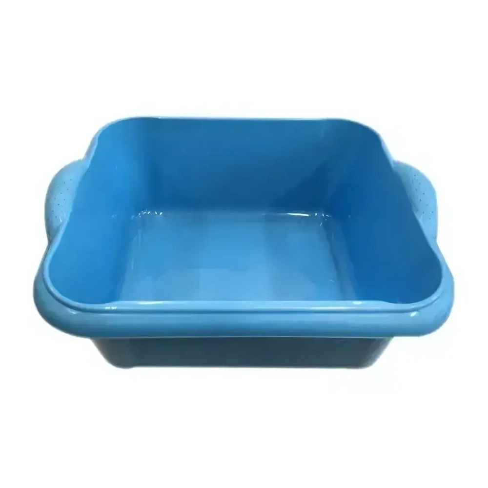 Таз пищевой прямоуг. с ручками 10л ЧУДОголубой