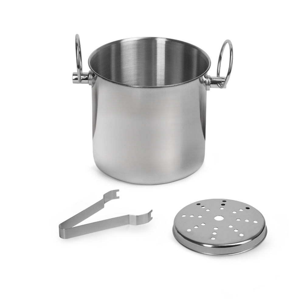 ВЕДРО для льда d=126/119мм h=113 нерж