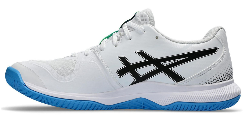 Мужские кроссовки для бадминтона/сквоша Asics Gel-Tactic 12 - white/lime burst