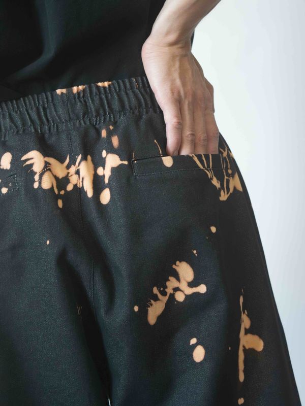 Брюки Bleach Tie-Dye черные - фото 6