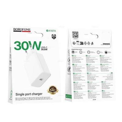 Зарядное устройство PD30W Borofone BA107A (white)