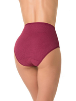 Трусы с высокой линией талии из мягкого перфорированного хлопка (Размер: 4X) (Цвет: черный)