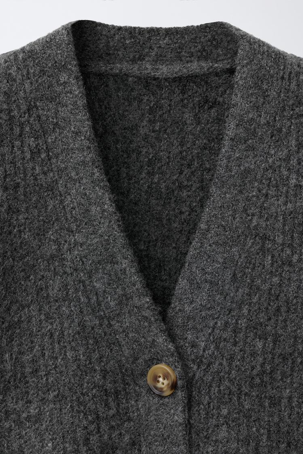 ZARA КАРДИГАН, ТЕМНО-СЕРЫЙ