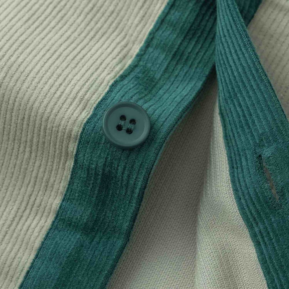 Рубашка Ymkashix Velvet Button темно-песочный / изумрудный