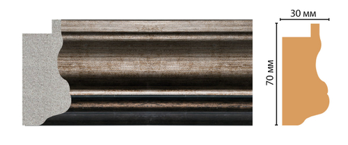Багет Decomaster FM11-2 70*30*2850мм