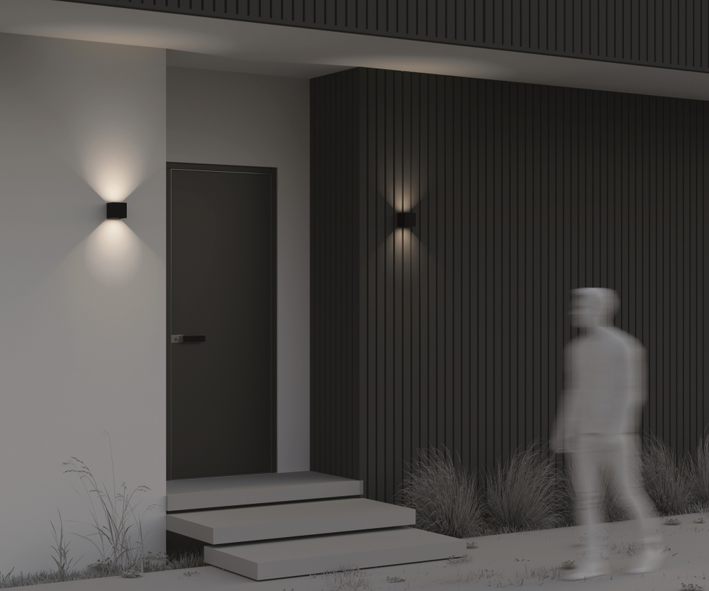 Уличный настенный светодиодный светильник Maytoni Fulton O572WL-L6B