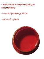 Колеровочная паста для художников "КАРМИНОВАЯ" 20 мл