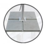 Зонт Митек квадратный телескопический 4х4 (8спиц)